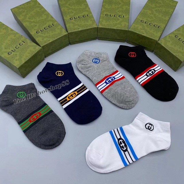 gucci古奇專櫃爆款GG系列純棉材質男款襪子 mmyj1838